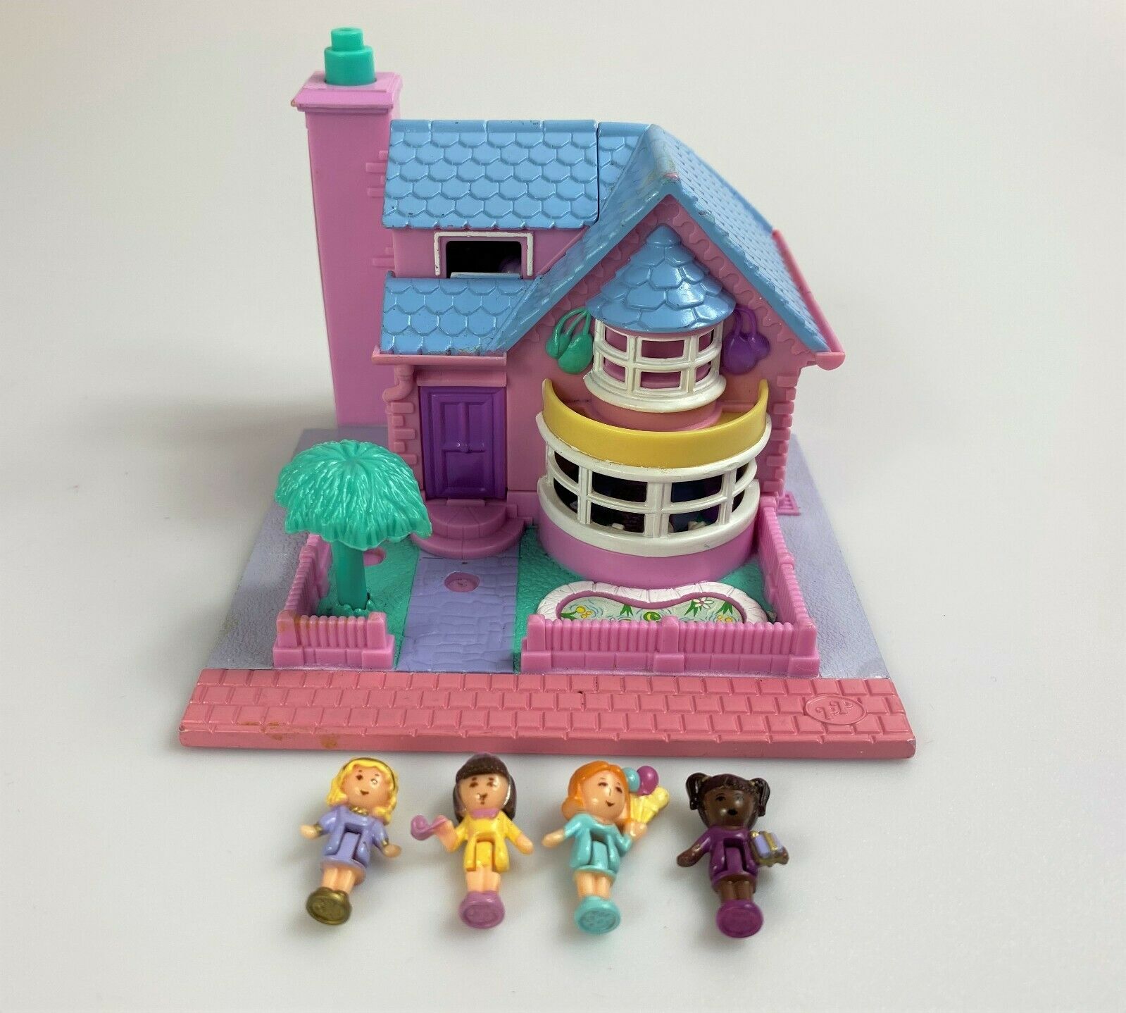 Polly Pocket Pollyville Bay Window House Vintage Playset Complete 1993 90s Works