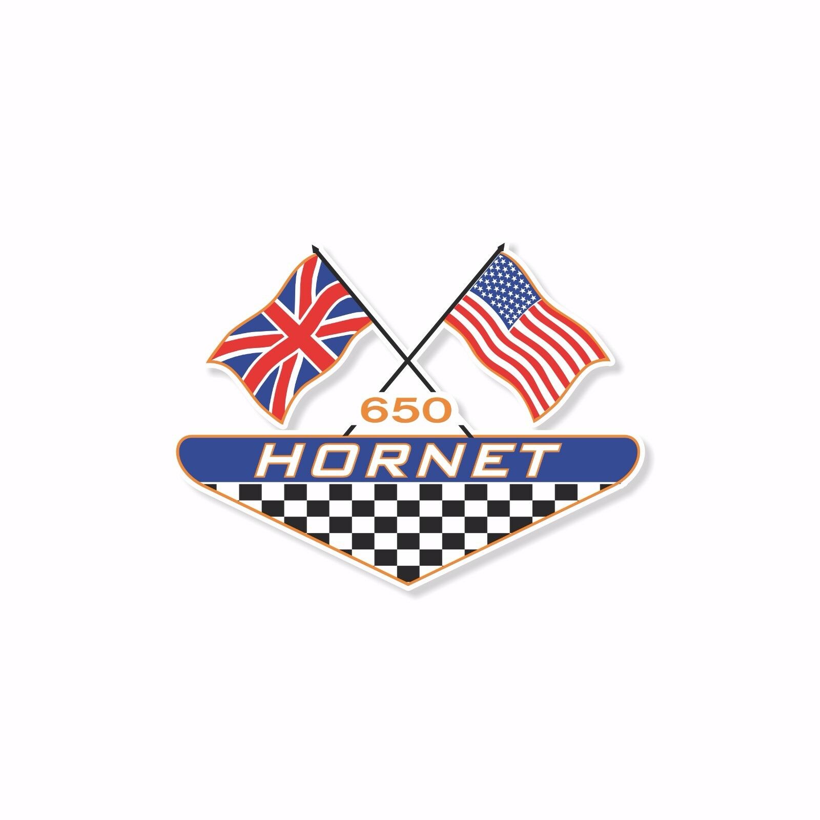 British Bsa Uk Usa Hornet 650 Motorcycle Motorbike Decal Sticker
