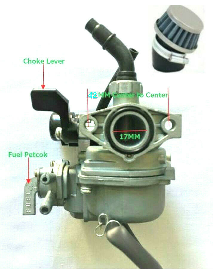 Carburetor & Air Fitler For Honda Trail Ct70 Ct90 ( Please Check The Pic Size)