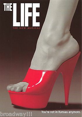 Cy Coleman "the Life" Sam Harris / Lillias White 1997 Barrymore Theatre Postcard