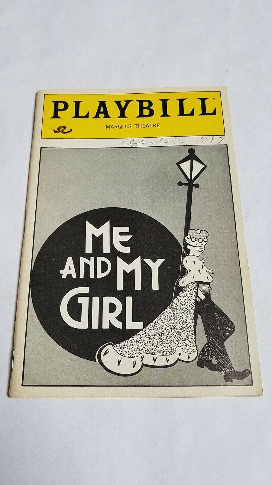 Vintage Broadway Playbill #91 - Me And My Girl Robert Lindsay Maryann Plunkett