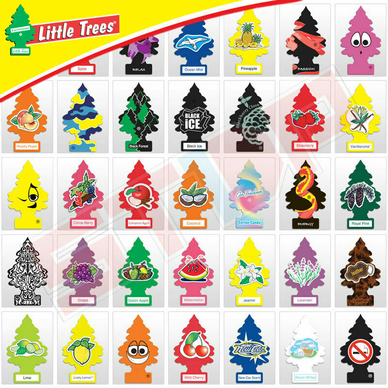 Little Trees Air Freshener Car Home Office Air Freshener (4 Pack) Every Scent