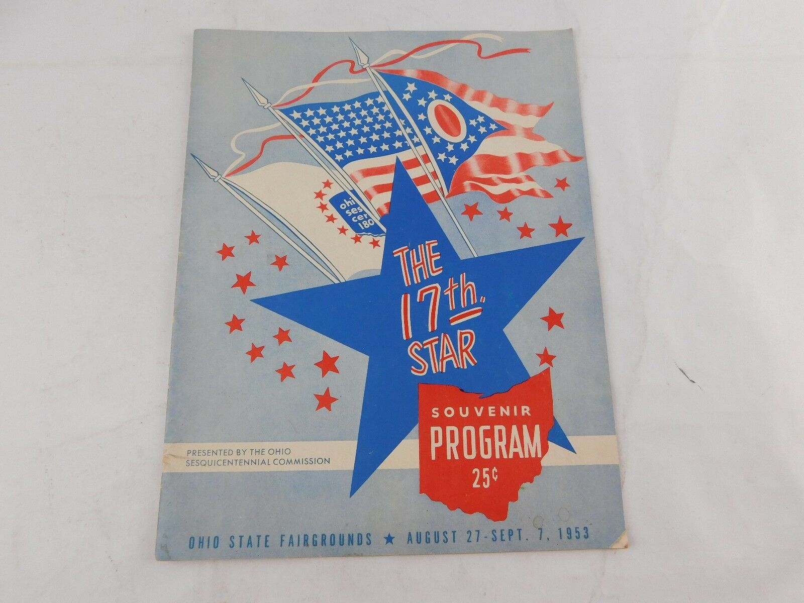 The 17th Star Souvenir Program Play Ohio State Fairgrounds 1953 Vintage