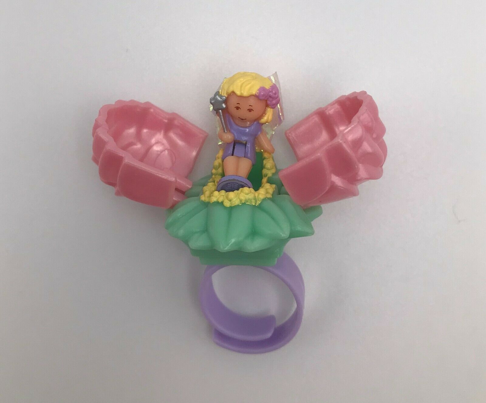 1993 Vintage Bluebird Polly Pocket Secret Rose Fairy Ring Complete - Fairy Fun