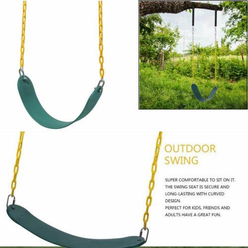 Heavy Duty Swing Seat Set With 2 Chains & Hook Swing  Accessories For Adult&kids