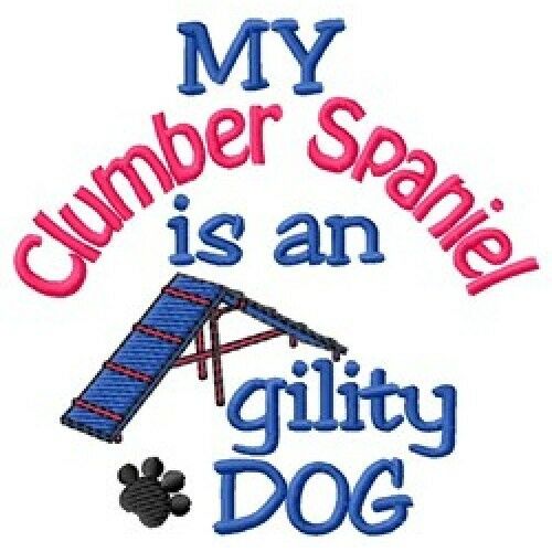 My Clumber Spaniel Is An Agility Dog Long-sleeved T-shirt Dc1884l Size S - Xxl
