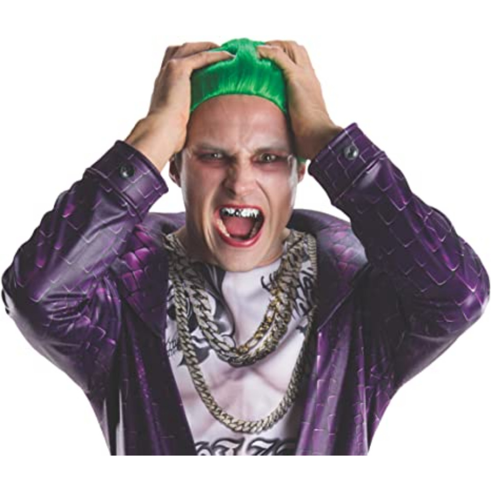 Joker Teeth Suicide Squad Jared Leto Dc Villain Batman Cosplay Movie Costume