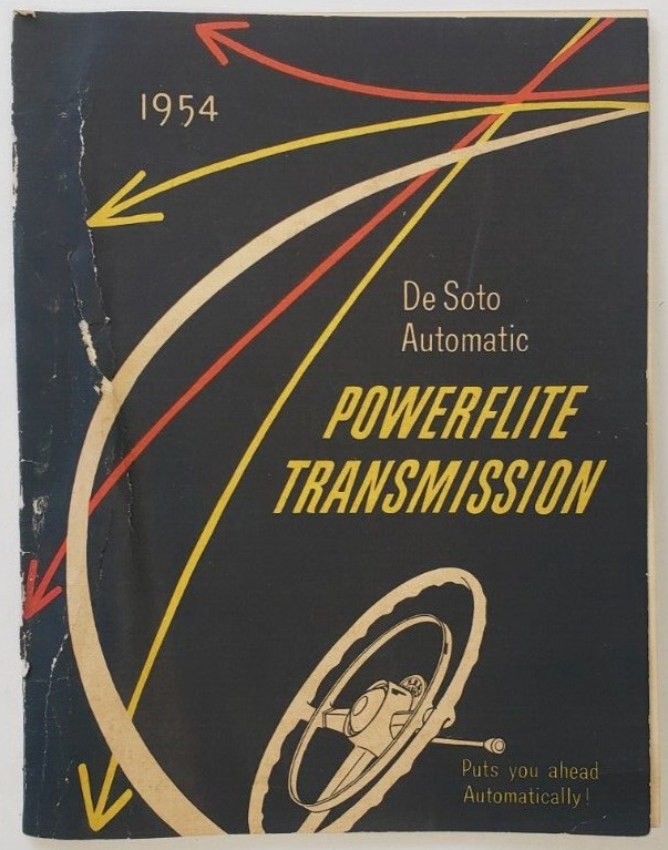 1954 Desoto Powermaster And Firedome, Powerflight Automatic Transmission Booklet