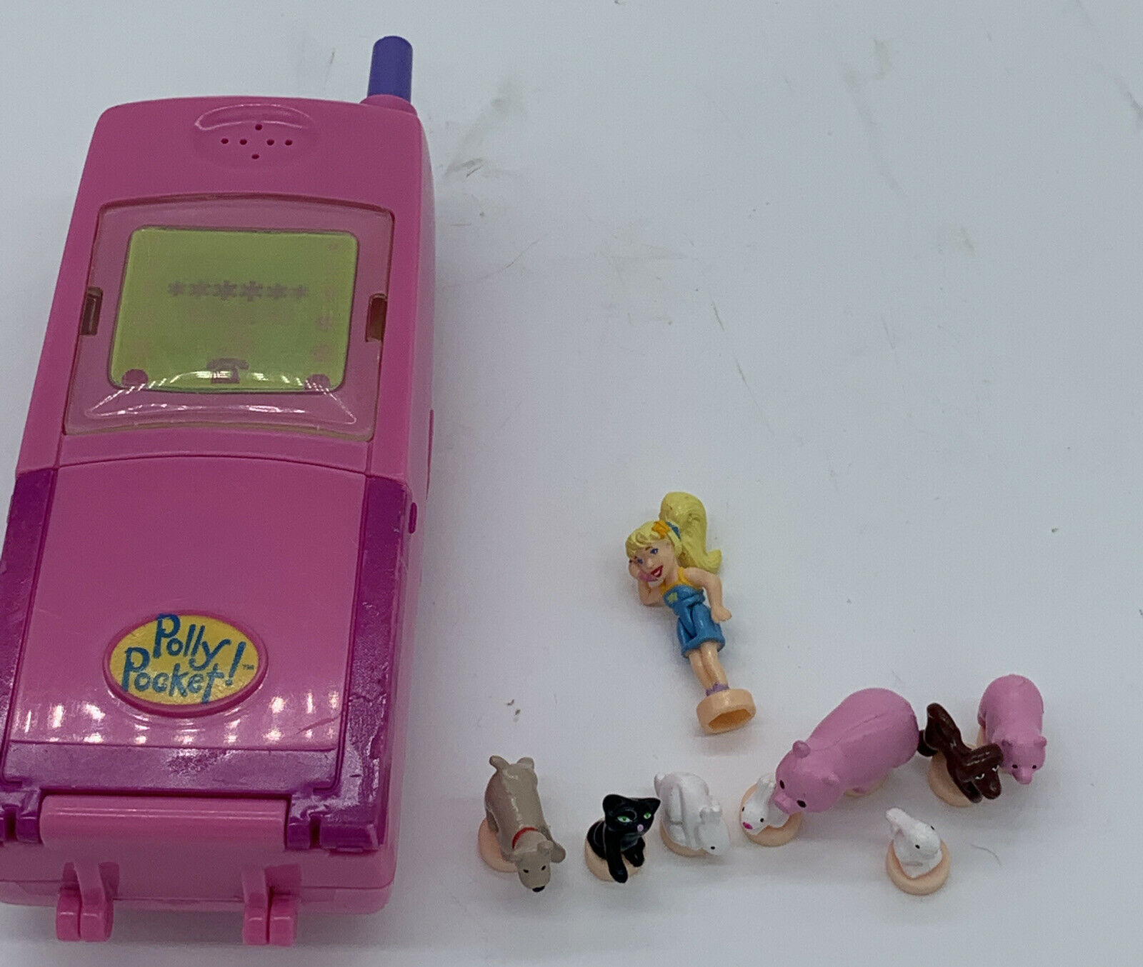 1998 Polly Pocket Vintage Phone Mobile Bluebird Toys Dolls And Pets